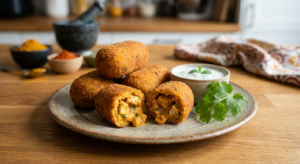 Croquetas caseras de Tikka masala
