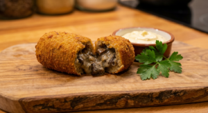 Croquetas caseras de boletus