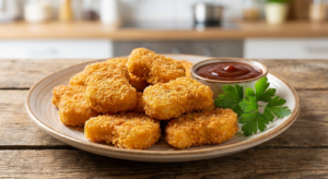 Nuggets de pollo caseros